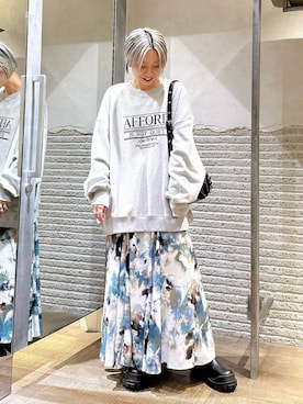 「アイテム（キーホルダー）」を使った、みきのすけさん（レディース・160cm）の秋コーディネート