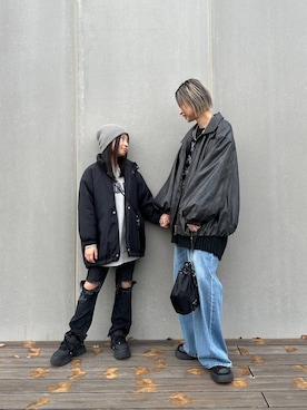 「アイテム（サンダル）」を使った、みきのすけさん（レディース・160cm・30代）の秋コーディネート