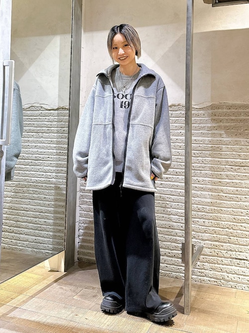 11月17日迄☆ジーナシス☆JEANASIS フリースZIPチュニック