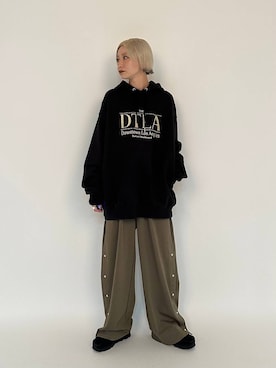 「アイテム（スウェット）」を使った、みきのすけさん（レディース・160cm・30代）の夏コーディネート