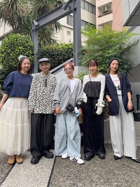「アイテム（ニットキャップ/ビーニー）」を使った、みきのすけさん（レディース・160cm・30代）の秋コーディネート