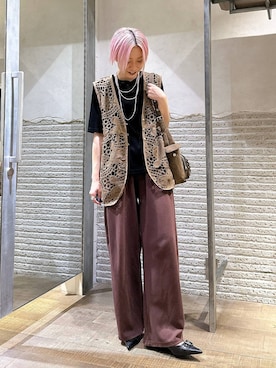 「アイテム（スウェットパンツ）」を使った、みきのすけさん（レディース・160cm・30代）の夏コーディネート