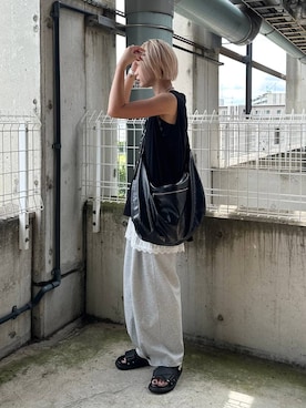 「アイテム（その他トップス）」を使った、みきのすけさん（レディース・160cm・30代）の夏コーディネート