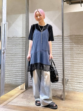 「アイテム（キャミソール）」を使った、みきのすけさん（レディース・160cm・30代）の夏コーディネート