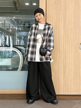 「アイテム（帽子）」を使った、みきのすけさん（レディース・160cm・30代）の夏コーディネート