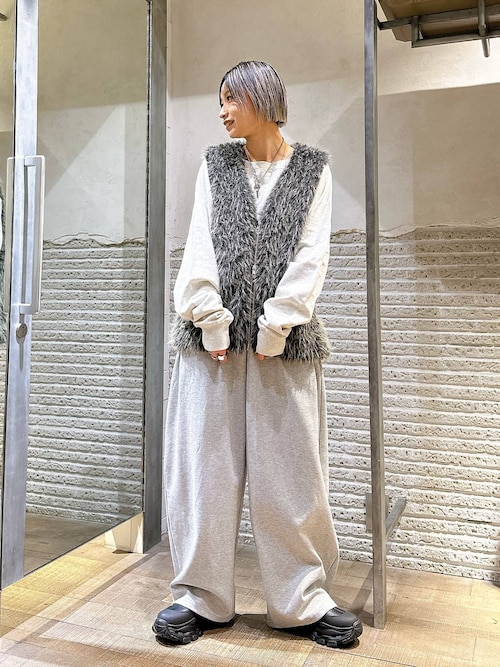 セール】MIXカラーファーベスト/593633（ベスト）｜JEANASIS