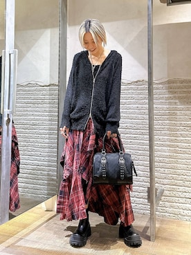 「アイテム（ネックレス）」を使った、みきのすけさん（レディース・160cm・30代）の秋コーディネート