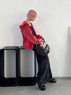 「アイテム（パーカー）」を使った、みきのすけさん（レディース・160cm・30代）の夏コーディネート