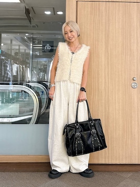 「アイテム（バングル/リストバンド）」を使った、みきのすけさん（レディース・160cm・30代）の夏コーディネート