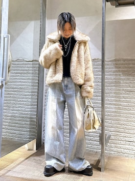 「アイテム（ボストンバッグ）」を使った、みきのすけさん（レディース・160cm・30代）の秋コーディネート