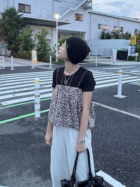「アイテム（バングル/リストバンド）」を使った、みきのすけさん（レディース・160cm）の秋コーディネート