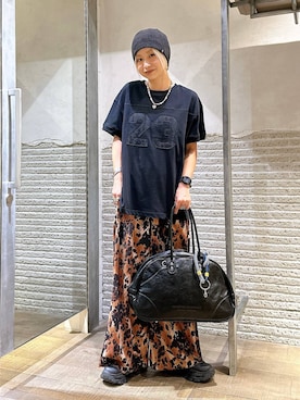 「アイテム（ニットキャップ/ビーニー）」を使った、みきのすけさん（レディース・160cm・30代）の夏コーディネート