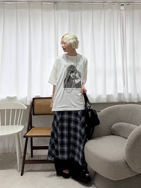 みきのすけさん（レディース・160cm）の春コーディネート