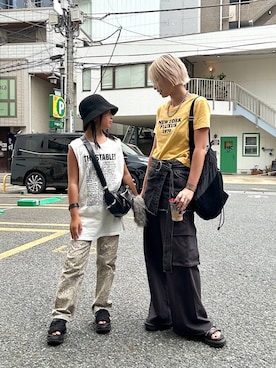 「アイテム（財布/小物）」を使った、みきのすけさん（レディース・160cm・30代）の夏コーディネート
