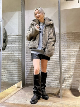 「アイテム（リング）」を使った、みきのすけさん（レディース・160cm・30代）の冬コーディネート