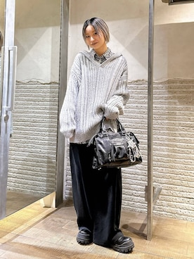 「アイテム（PC・スマホグッズ/家電）」を使った、みきのすけさん（レディース・160cm）の秋コーディネート