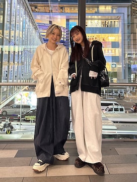 みきのすけさん（レディース・160cm）の冬コーディネート