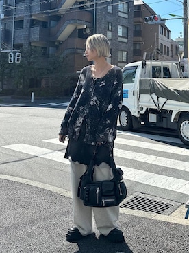 「アイテム（デニムスカート）」を使った、みきのすけさん（レディース・160cm）の秋コーディネート