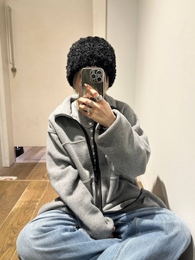 「アイテム（チュニック）」を使った、みきのすけさん（レディース・160cm）の冬コーディネート