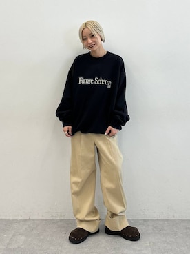 「アイテム（チノパンツ）」を使った、みきのすけさん（レディース・160cm・30代）の夏コーディネート