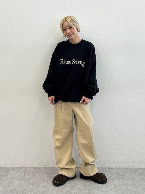 Les Fleurs】シシュウロゴスウェットLS/598996（スウェット