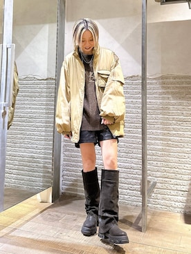 みきのすけさん（レディース・160cm）の冬コーディネート