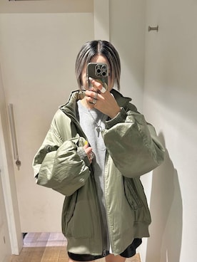 「JEANASIS（ジーナシス）のルーズFITロングブーツ/581263（ブーツ）」を使った、みきのすけさん（レディース・160cm）の秋コーディネート