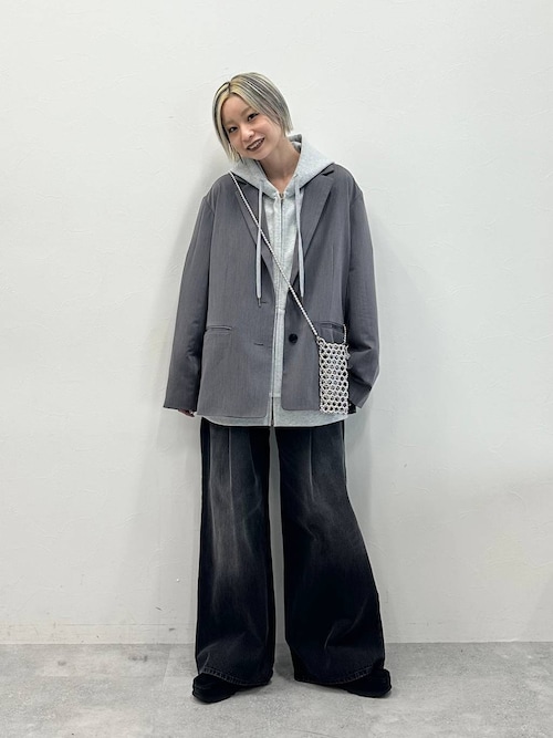 カラータックデニムワイドパンツ/322713(デニムパンツ)|JEANASIS カラータックデニムワイドパンツ/322713(デニムパンツ)|JEANASIS