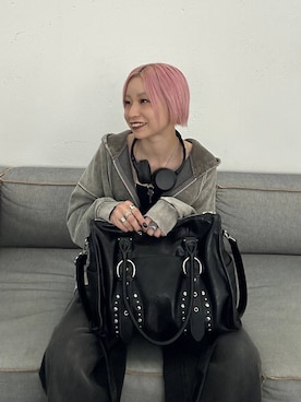 「アイテム（パーカー）」を使った、みきのすけさん（レディース・160cm・30代）の夏コーディネート