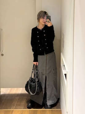 「アイテム（スカート）」を使った、みきのすけさん（レディース・160cm・30代）の秋コーディネート