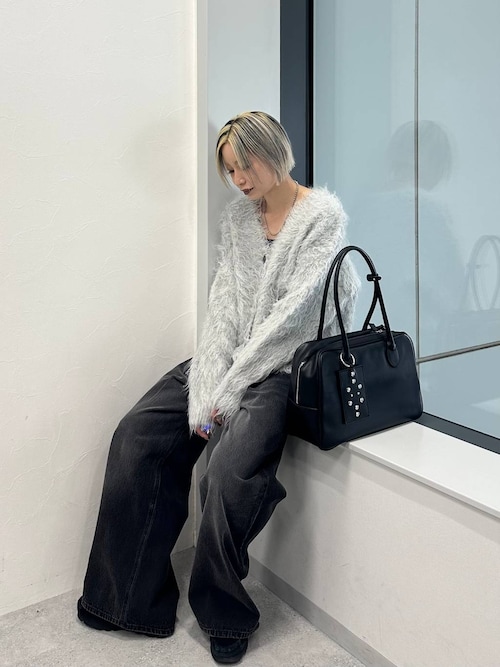 【eL】Jeanasis ボストンバッグ　ブラック　人気 JEANASIS（ジーナシス） ボストンバッグ ナイロンポケットボストン