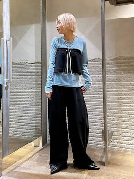「アイテム（スウェットパンツ）」を使った、みきのすけさん（レディース・160cm・30代）の夏コーディネート