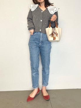 「アイテム（パンプス）」を使った、natsukiさん（レディース・159cm・20代）の冬コーディネート