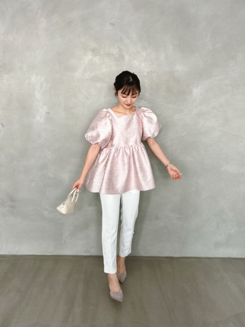 【新品、未使用】　メラキ　meraki フェミニンペプラムトップス フェミニンペプラムトップス（その他トップス）｜MERAKI（メラキ