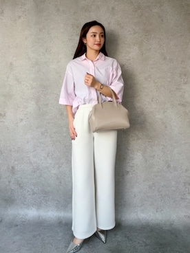 「SHE HER HER HERS（シーハーハーハーズ）のアイテム」を使った、natsukiさん（レディース・159cm）の冬コーディネート