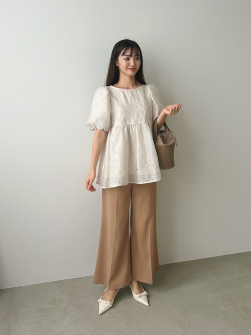 Max Mara タックパンツ ベージュ FW24/25 Bonn silk-blend wide-leg pants in beige - Max Mara | Mytheresa