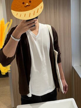 「BANDEL（バンデル）のアイテム」を使った、minさん（メンズ・174cm）の秋コーディネート