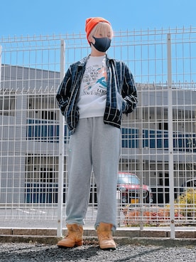 「ラルフローレン」｜「アイテム（その他アウター）」を使った、コテンコテツさん（レディース・165cm）の春コーディネート