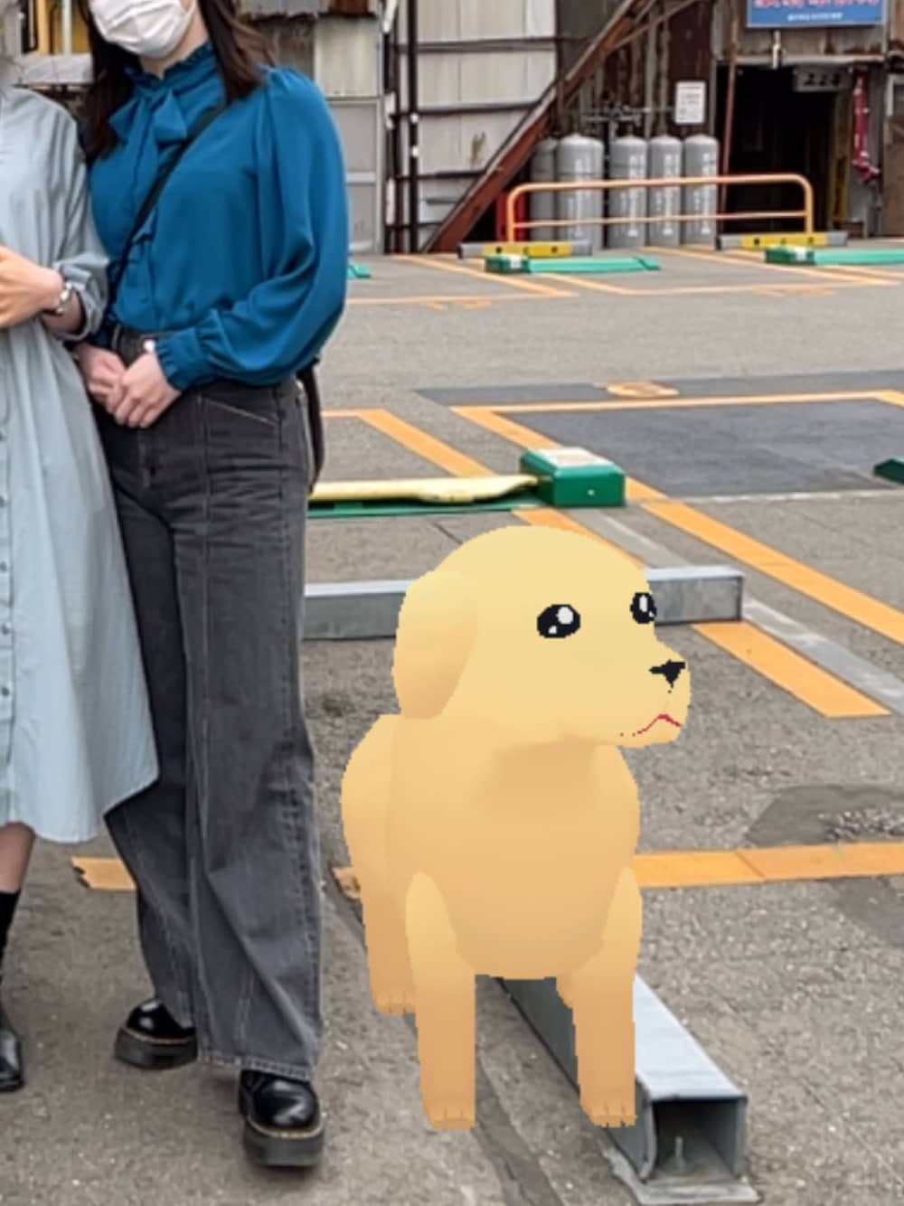 「jouetieのスタンドカラーリボンブラウス（シャツ/ブラウス、ブルー系）」を使った、Mayaさん（レディース・167cm）の秋コーディネートの1枚目の写真
