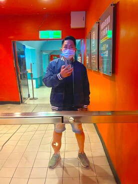 「ROOT（ルート）のアイテム」を使った、王宥勝さん（メンズ・168cm）の冬コーディネート