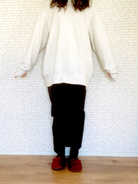 「アイテム（スウェット）」を使った、aiii0212さん（レディース・160cm・30代）の冬コーディネート