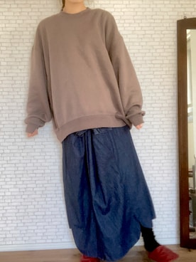 「アイテム（スウェット）」を使った、aiii0212さん（レディース・160cm・30代）の冬コーディネート