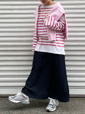 Sakinoさん（レディース・156cm）の春コーディネート