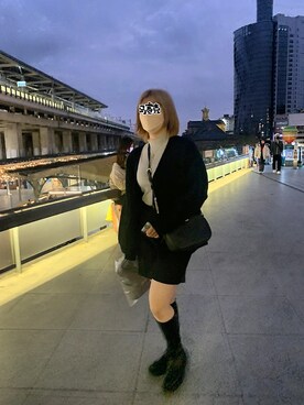 「無（ム）のアイテム（その他アウター）」を使った、 sunny hsuさん（レディース・166cm）の冬コーディネート