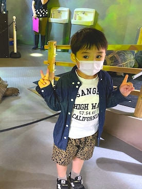 「babyGAP（babyGAP）のアイテム（トップス）」を使った、haruoriさん（キッズ・100cm）の春コーディネート