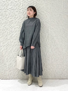 「アシメ」｜「アイテム（その他）」を使った、sakuさん（レディース・146cm）の秋コーディネート