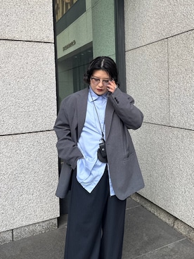 「IACUCCI（イアクッチ）のアイテム」を使った、Harunaさん（レディース・155cm）の秋コーディネート