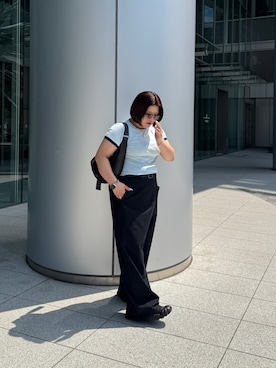 「IACUCCI（イアクッチ）のアイテム」を使った、Harunaさん（レディース・155cm）の夏コーディネート
