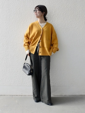 藤原さん(レディース・162cm)の冬コーディネート