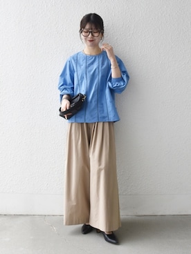 藤原さん(レディース・162cm)の春コーディネート